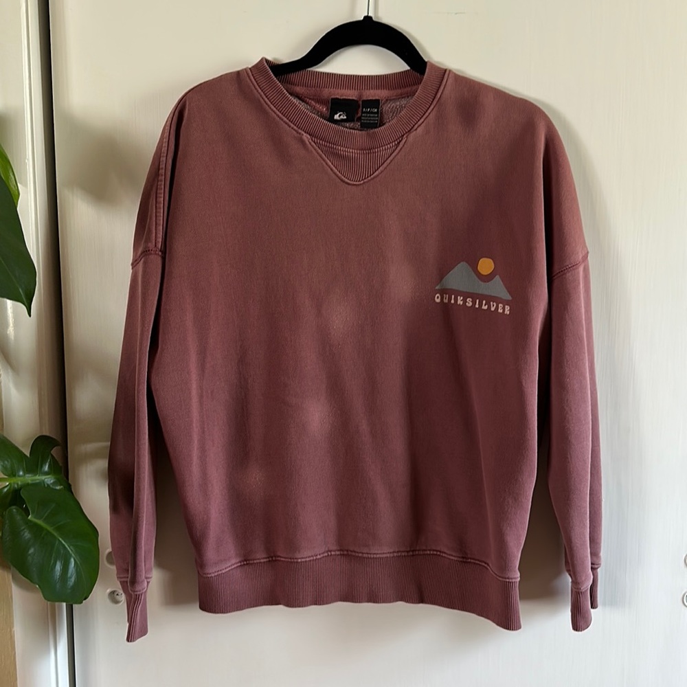 Small Womens Quicksliver Pullover/Crewneck